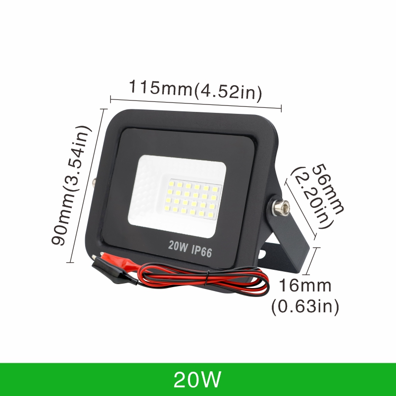 20W 30W 50W 100W DC12V Led Flood Light Outdoor Floodlight Spotlight IP66 Waterproof Light Reflector Portable 12 Volt Led Lights