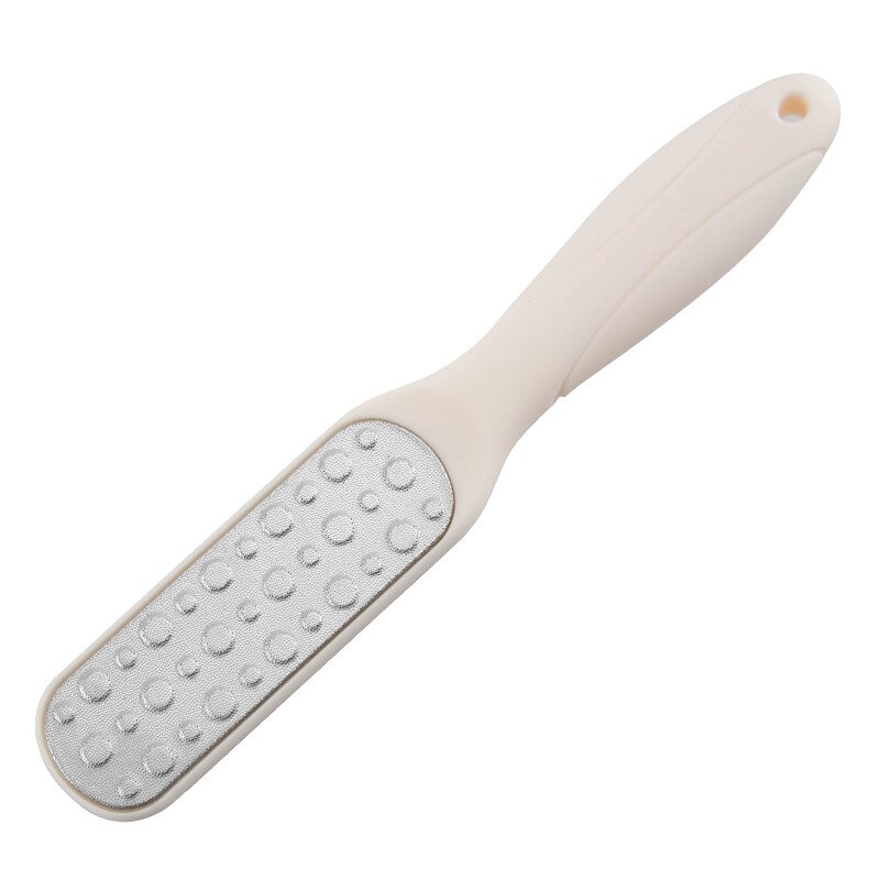 Pro Double côté pied râpe callosités peau morte enlèvement pieds fichiers pédicure conseils grattoir peau rugueuse pieds soins outils pied beauté soins: WHITE