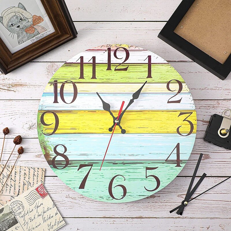 MDHQ Mécanisme De Mouvement D'Horloge à Tige Longue Avec Aiguilles - Kit Réparation Horlogerie