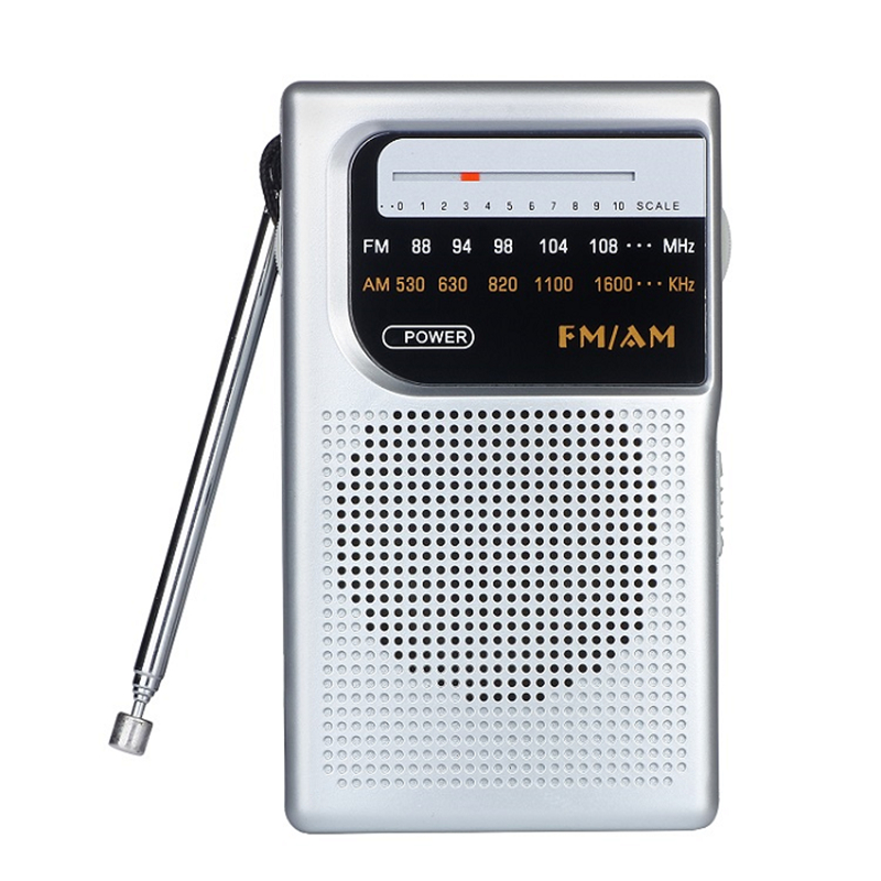 926 Mini Draagbare FM/AM Radio Zender en Ontvanger Luidspreker en 3.5mm Koptelefoon Poort Beroep Radio speler