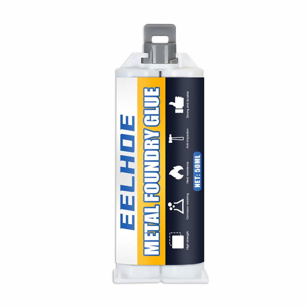 25/50ML Metal Foundry Glue Powerful Industrial Repair Agent Auto Radiator Water Tank Special leakage Plugging Welding Glue: 50ml