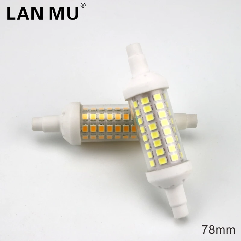 Lámpara Led R7s 78mm 118mm 135mm bombilla Led 6W 9W 12W SMD 2835 Lampada luz LED 220V-240V AC reemplazar lámpara halógena reflector