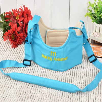 Herbabe Loopstoeltje Voor Baby Peuter Zachte Harness Assistant Rugzak Leash Voor Kind Kids Elastische Baby Leren Lopen Riem: Sky Blue