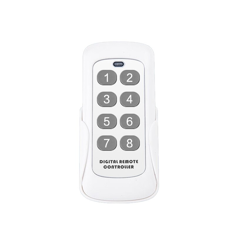 1/2/3/4 Gang TUYA WiFi 433MHZ Smart Touch Switch Home Wall Button For Alexa And Google Home Assistant Smart Switch: White remote