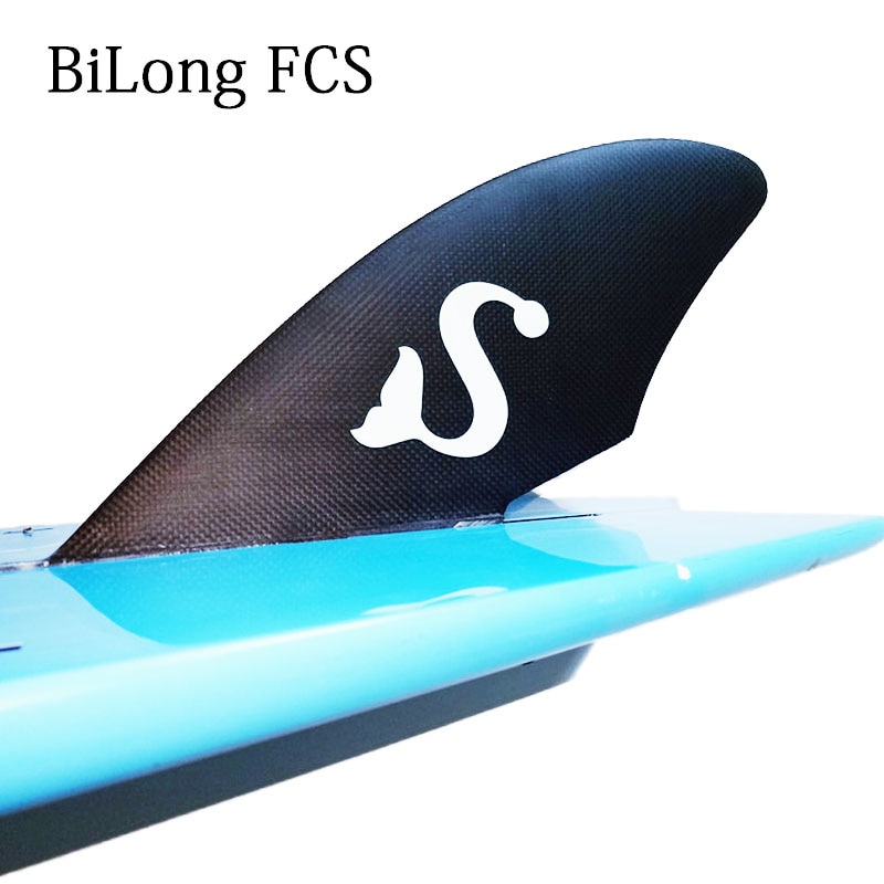 Bilong fcs 6.3 tum longboard fin- surf fenor-carbonfibersurfboard finpaddle boardwakeboard sup board center fin surfing