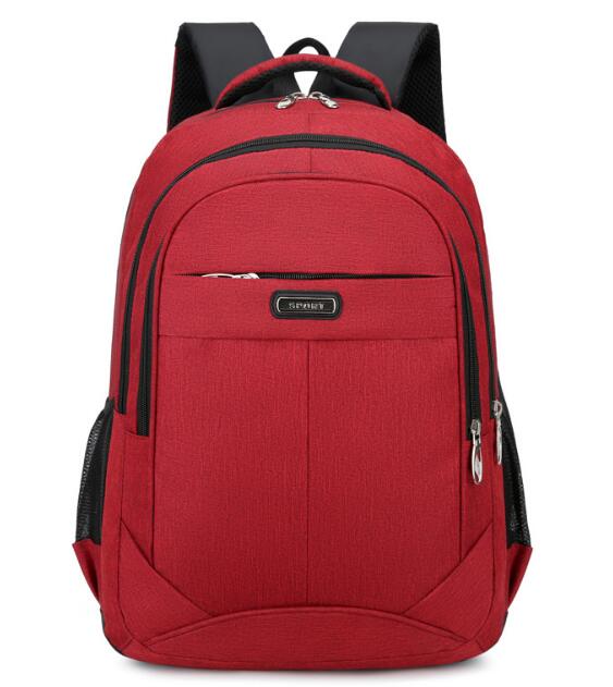 Chuwanglin ordinateurs portables d'entreprise sac à dos mâle sacs à dos multifonction sacs de voyage sac d'école décontracté sac à dos sac à dos D701604: Rouge