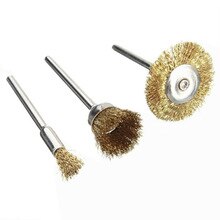 Brass Brush set Metal Cleaning Rust Sanding Wood carving Dusting 36pcs