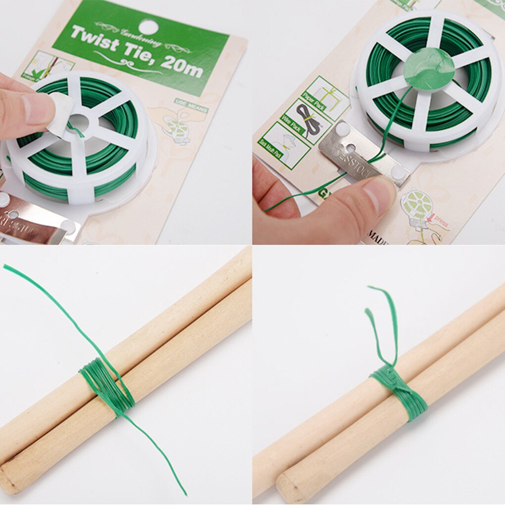 thumbnail image 2 of 1-Roll Garden Plant Tape, 33 Ft X 0.6 In Garden Plant Ties For 2 of 9
