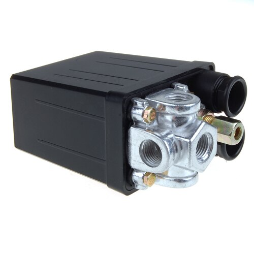 Air Compressor Controle Switche, Regelklep 175psi, Zware Pressostat, Zwart