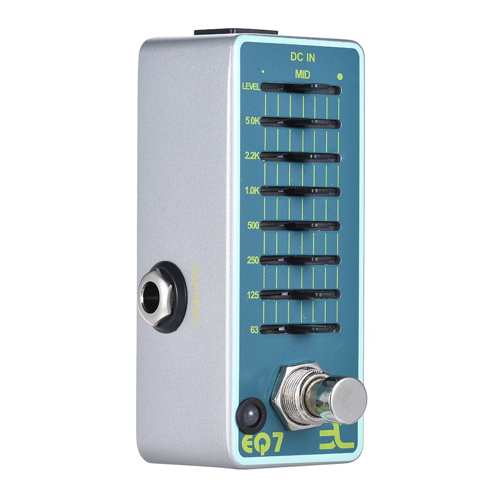 Eno Gitaar Effect Pedaal Ex EQ7 Equalizer Equalizer EQ7 Analoge 7-Band Eq True Bypass F/S Body true Bypass Gitaar Accessoires