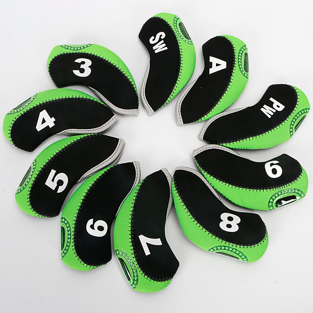 head covers golf irons club 10pcs/lot Neoprene fit all golf club irons