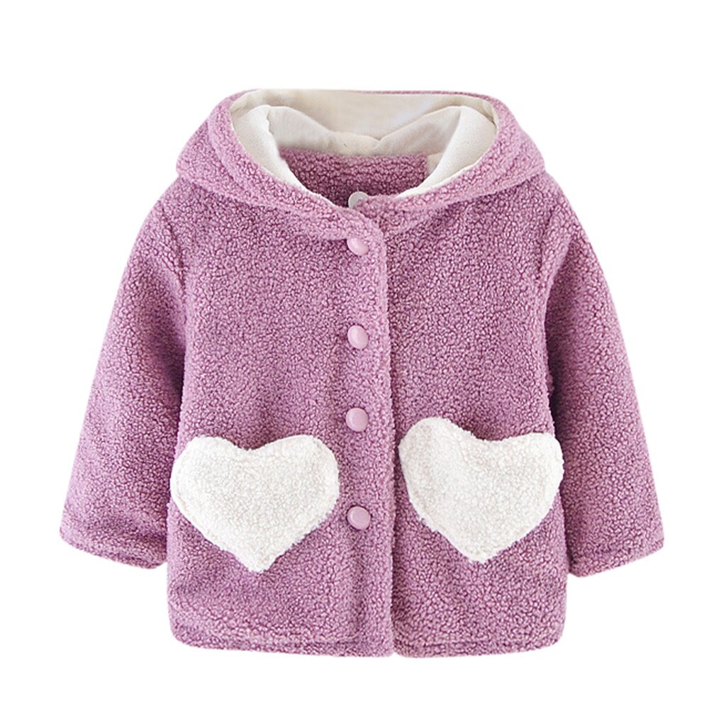 Baby Girls Jacket Winter Jacket For Girls Coat with ears Kids Warm Hooded solid Outerwear Boys Jacket Coat Clothes L30829