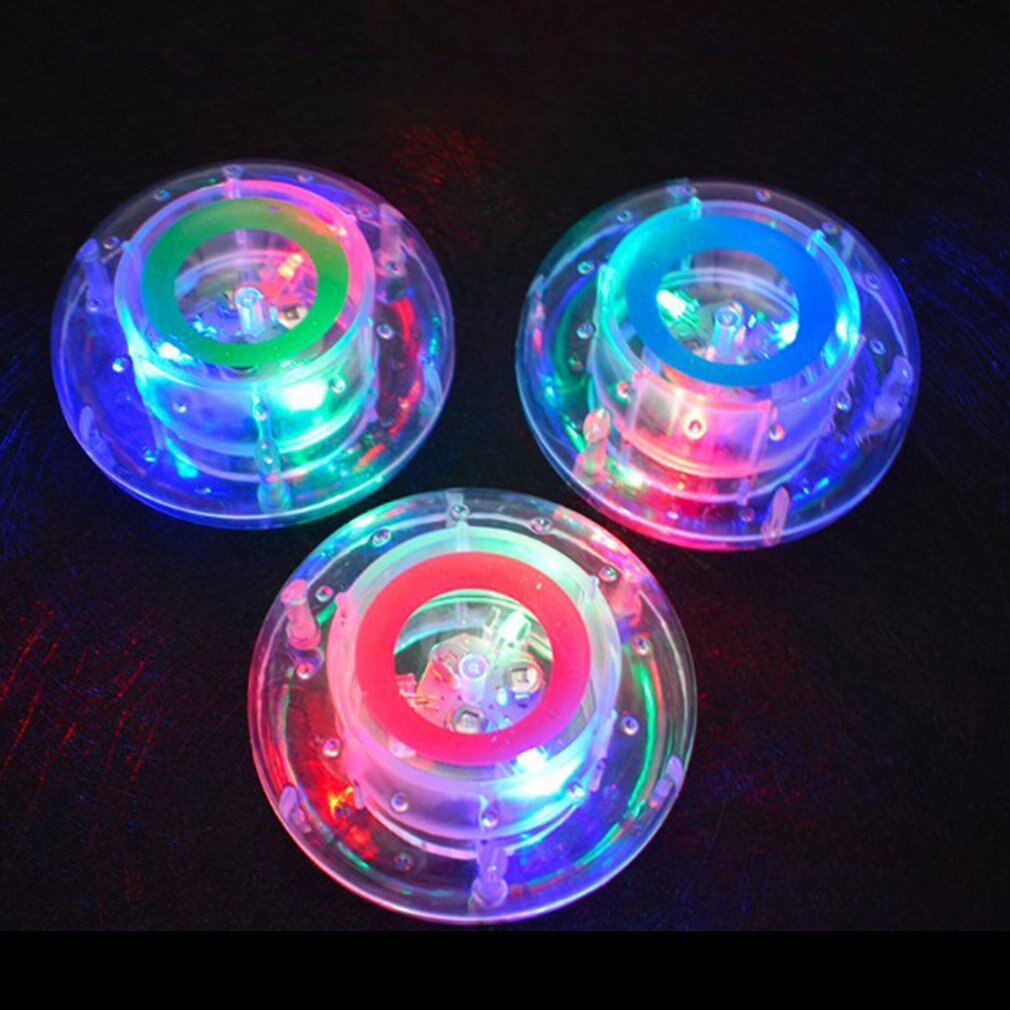 Impermeabile colorato lampeggiante luminoso portato luce giocattolo bambini palla da bagno lampada da bagno lampada galleggiante bagno