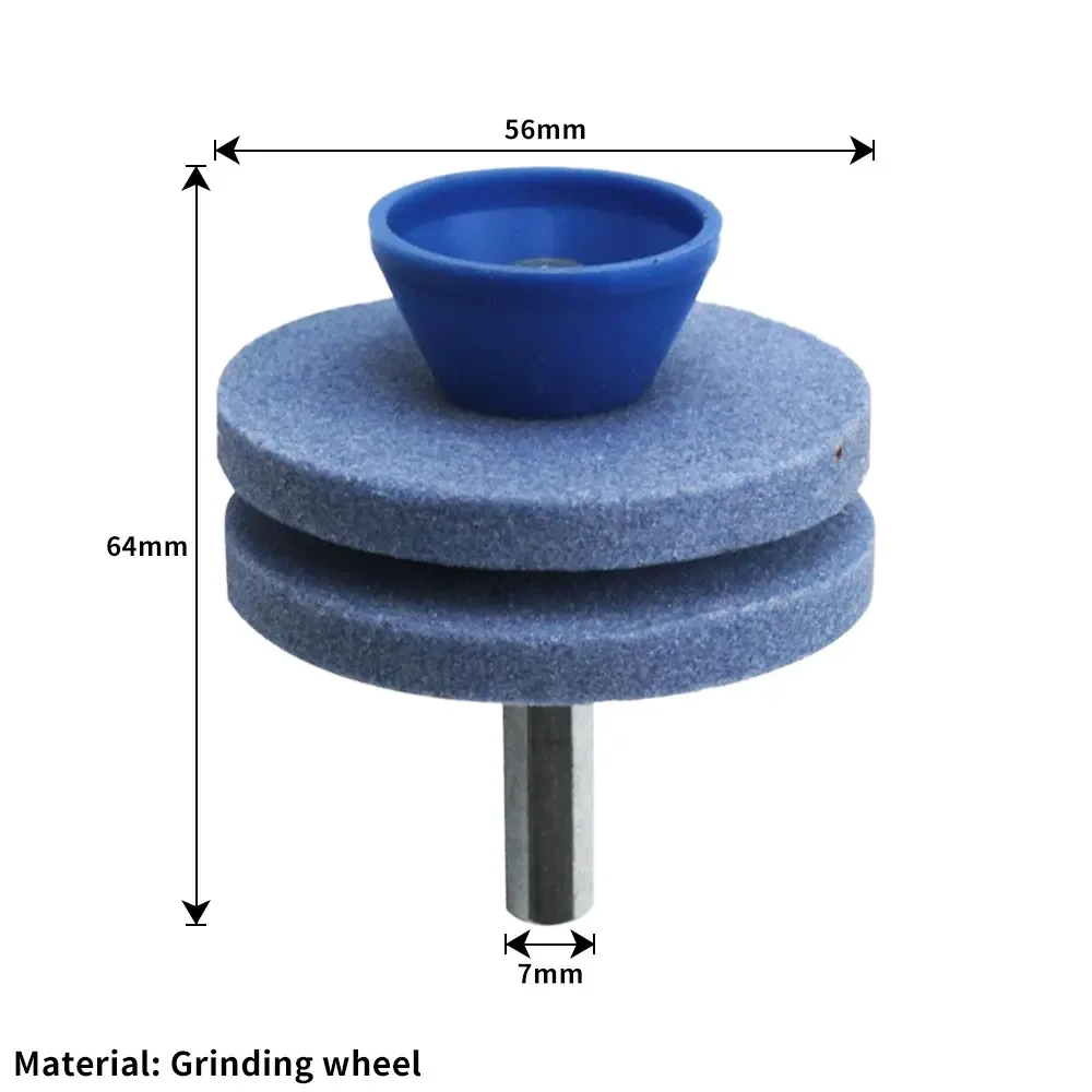 Knife Sharpener Blade Balancer Fast Lawnmower Blade Sharpener Universal Grinding Rotary Drill Cutting Tool Accessories: WHITE