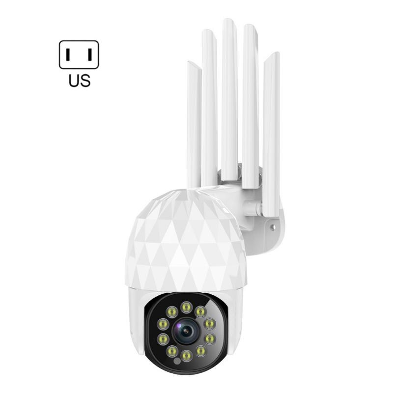 Cámara de seguridad PTZ IR CCTV para exteriores, videocámara Ip HD de 1080P, Wifi, detección de acción al aire libre, Control de electrodomésticos impermeable: US