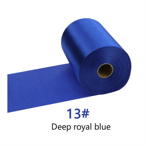 8cm/10cm/15cm de ancho 25 metros/rollo de cinta de satén champán cinta de poliéster para silla de boda/coche/decoración de costura a mano DIY: Rosa claro / S
