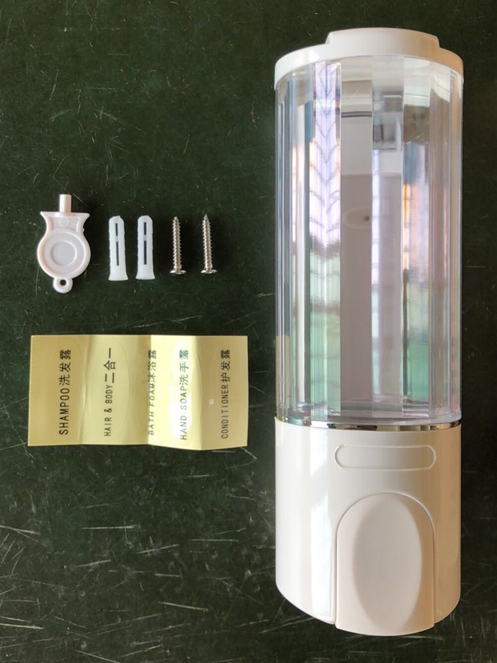 Single/Double 350ML Wall-mounted Soap Dispenser Bathroom Accessories Liquid Shampoo Dispenser For Kitchen Hotel Hand Sanatizer