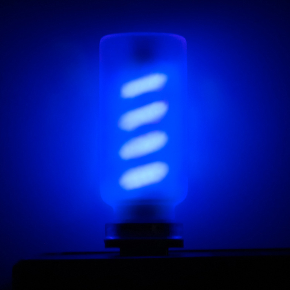 Materet glas usb touch-kontrol bil led-lys atmosfærepære glødelampe led-glødetråd soveværelse natdekoration: Blå