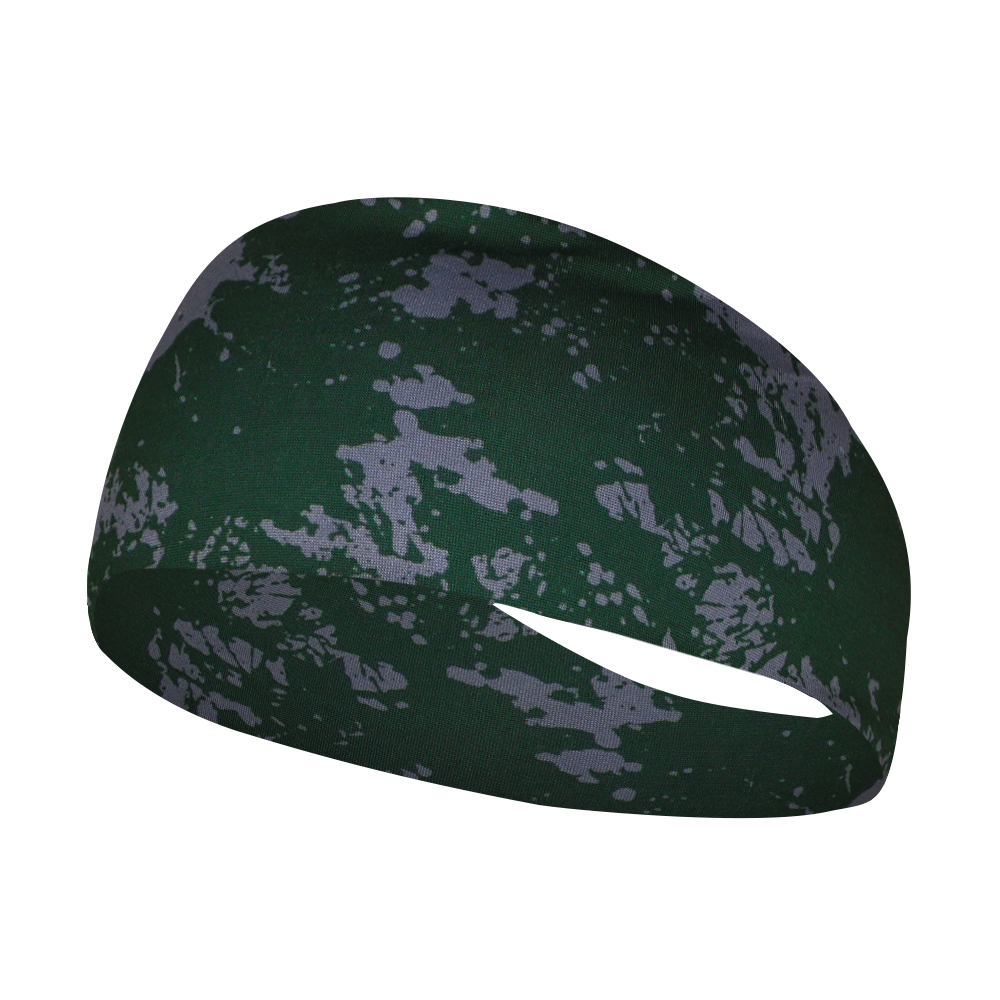 Jongens Meisjes Hoofdbanden Kids Sport Zweetbandjes Camo Elastische Atletische Wicking Haarbanden Voetbal Voetbal Workout Hardlopen Headwrap: Licht Geel