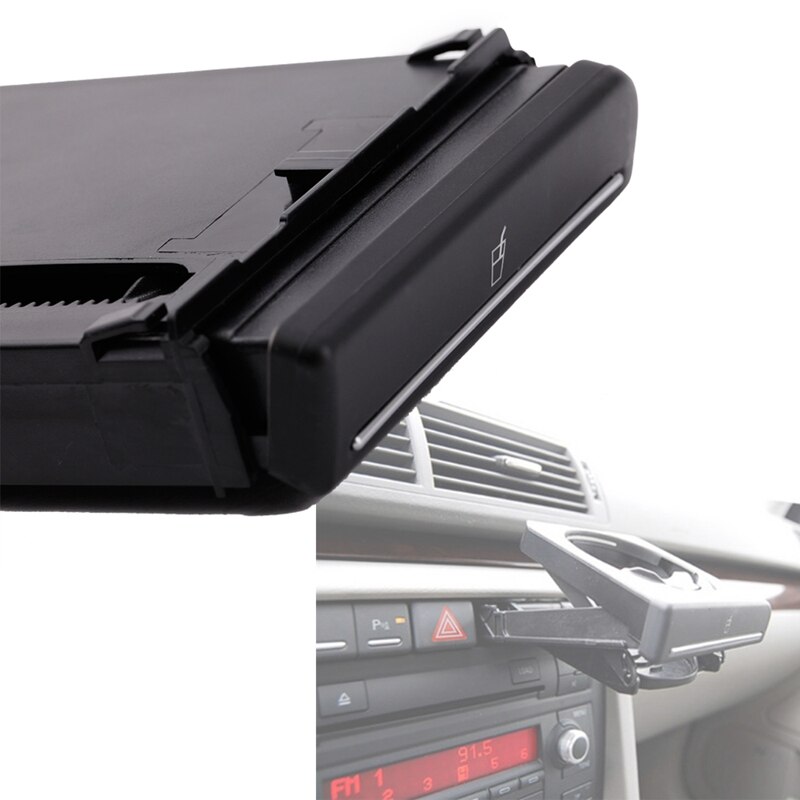Portavasos Delantero Para Audi A4 B6 B7 (2002-2008) - Número 8E1 862 534K, Plástico Negro, Fácil Instalación