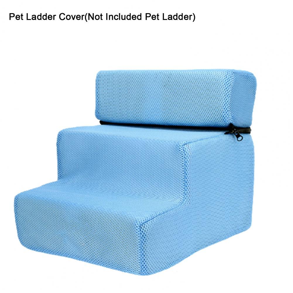 Pet Ladder Cover Practical Replacement Detachable Puppy Ramp Climbing Ladder Case for Dog Pet Steps Case Pet Ramp Cover: Blue 1
