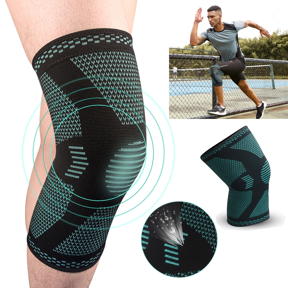 1pc neopreen kniebrace mouwen voor heren, ondersteuningspads, bescherming tegen artritispijn en sportblessures