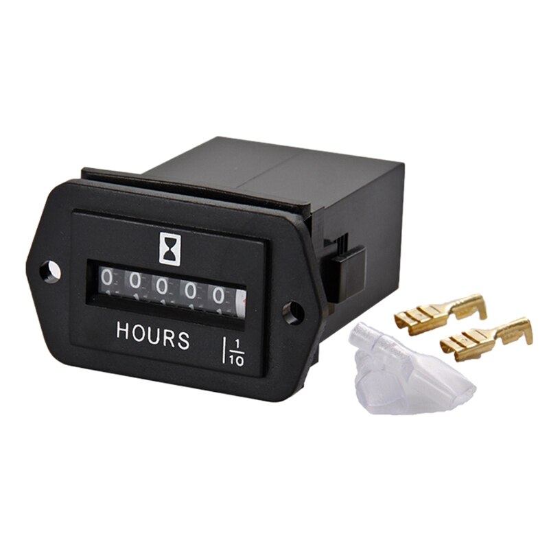 HM002 AC110-250V Timer Mechanical Hour Meter Hourmeter for Engine ...