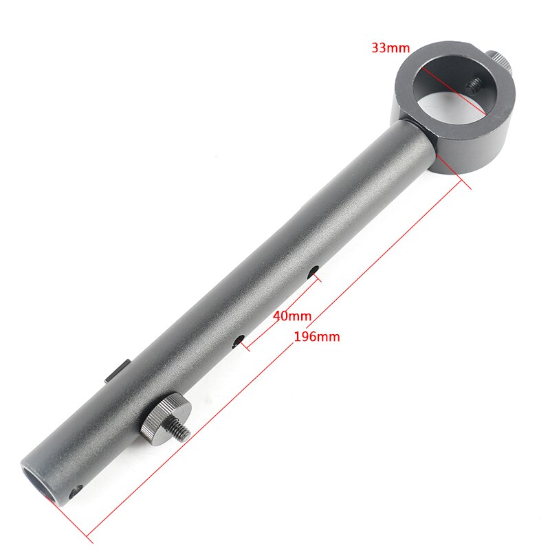 Dia 25mm/33mm Metal Arm LCD Monitor Holder Display Screen Support Bar LCD Hanging Rod For Industrial Microscope Stand: 33mm