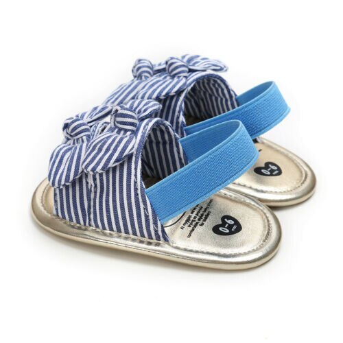 Baby Infant Kid Girl Soft Sole Crib Toddler Summer Princess Sandals Beach Shoes 0-18 Months