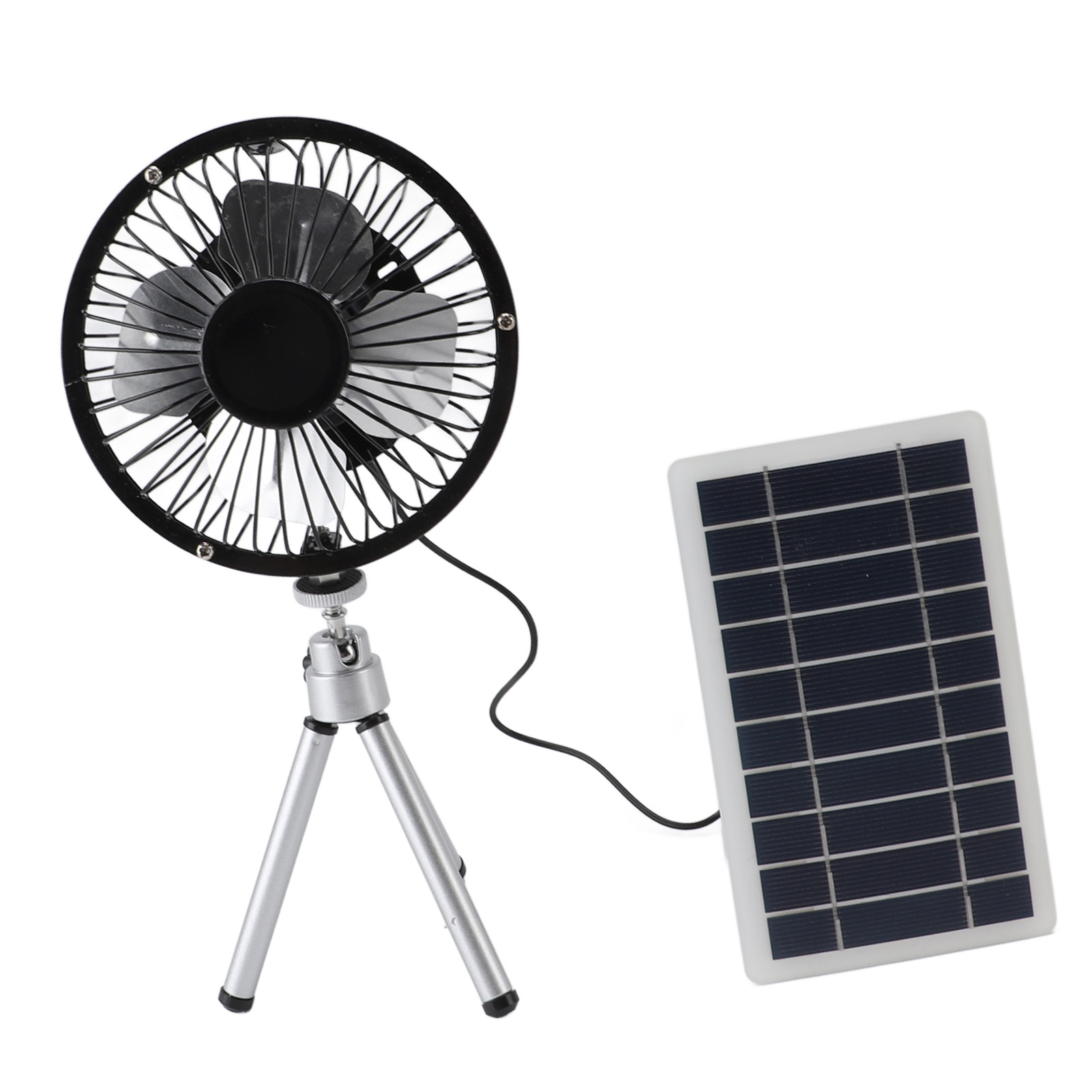 Ventilador con Panel Solar, extractor Solar de 10W, respetuoso con el medio ambiente, portátil, silencioso, de alta eficiencia, con soporte para gallinero