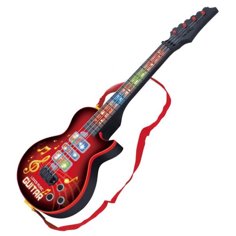 Kids Guitar, Beginner Electric Toy Guitar for Boys Girls Toddlers 21 Inch for Boys and Girls Music