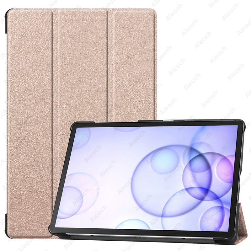 For Samsung Galaxy Tab S6 10.5 SM-T860 SM-T865 Case Magnetic Stand Cover For Galaxy Tab S6 10.5 Tablet Case Funda Capa: Gold