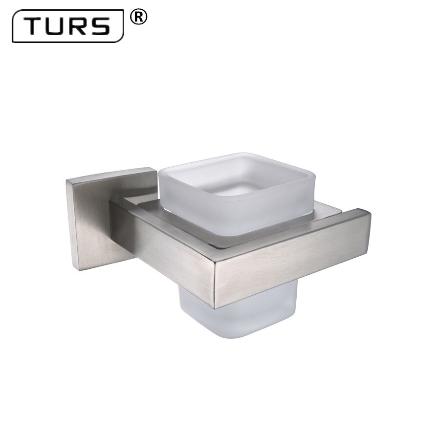 Brushed Finish SUS 304 Stainless Steel Bathroom Hardware Set Paper Holder Toothbrush Holder Towel Bar Bathroom Accessories: Toothbrush Holder