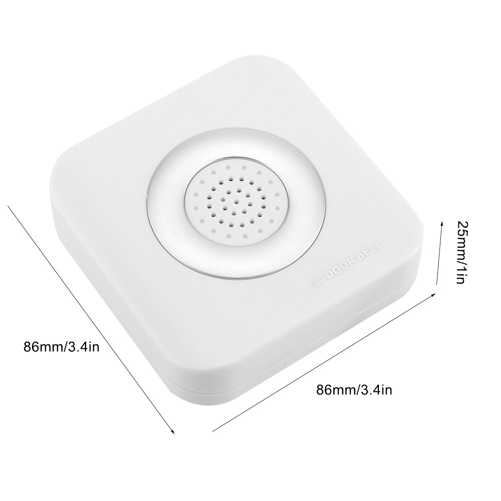DC 12V Wired Doorbell Door Bell Chime For Home Office Access Control System Home Intercom Security Accessories White