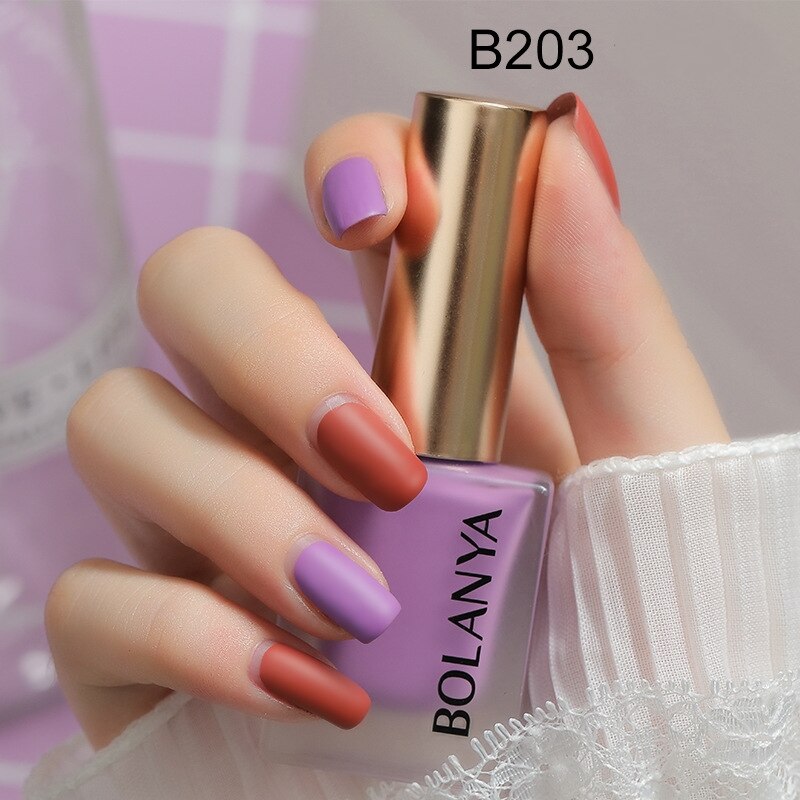 10Ml Sneldrogende Waterbasis Matte Nagellak Geen Bakken Matte Nagellak Nail Art Kleurrijke Serie matte Gel Polish: 02