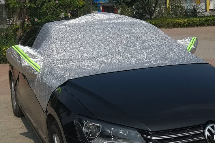 Accesorios de coche cubiertas para coche entero cubierta Universal de coche al aire libre impermeable granizo protección contra la nieve cubiertas de coche parasol para sedán SUV
