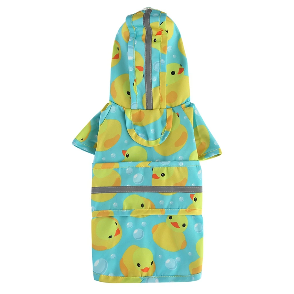 Animais de estimação roupas para cães à prova dwaterproof água capa de chuva para cães médios grandes com capuz capas de chuva tira reflexiva cães casaco de chuva XS-4XL: XL / Branco