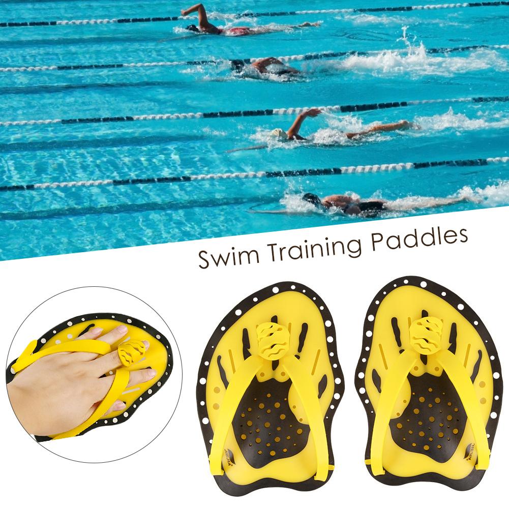 1 paar Schwimmen Handschuhe Aquatische Fitness Wasser Widerstand Aqua Fit Paddle Training Handschuhe für Erwachsene Kinder Anfänger