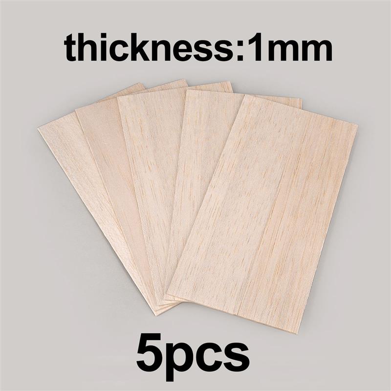 5 Pcs Balsa Wood Sheets Ply 100/200/300mm Long 100mm Wide 1/1.5/2/3mm Thick For Craft DIY Project Wood DIY Craft Accessories: DARK GRAY