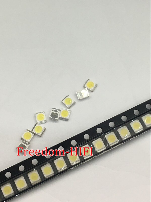 100PCS/Lot 3528 2835 3V SMD LED 1W LG Cold White 100LM For Television LED Backlight