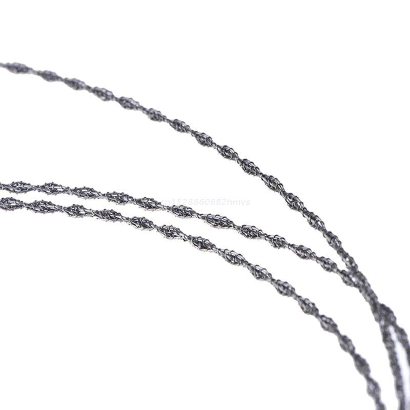 Steel Wire Saw 28"/ 72cm String Sawhand Tool Wire Saw Outdoor Camping Wood Cut