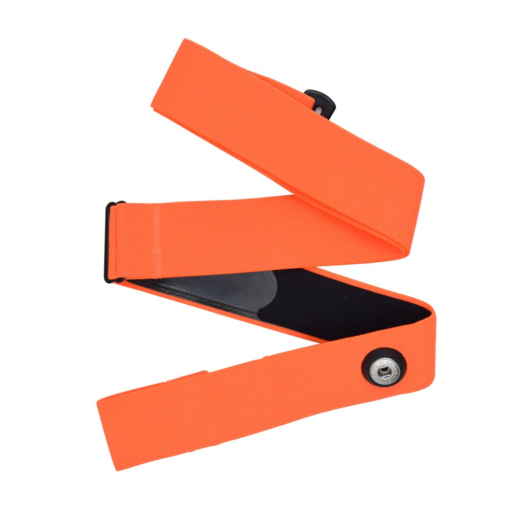 KYTO remplacement universel moniteur de fréquence cardiaque sangle souple pour Polar Wahoo Garmin: Orange