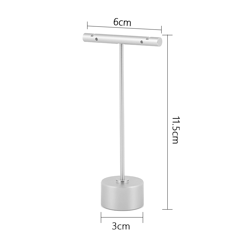 Örhängen i metall, displayställ för försäljning av smycken, ringörhängen, förvaringsställ, t-barhållare, örhängen, hängande arrangör: Grön