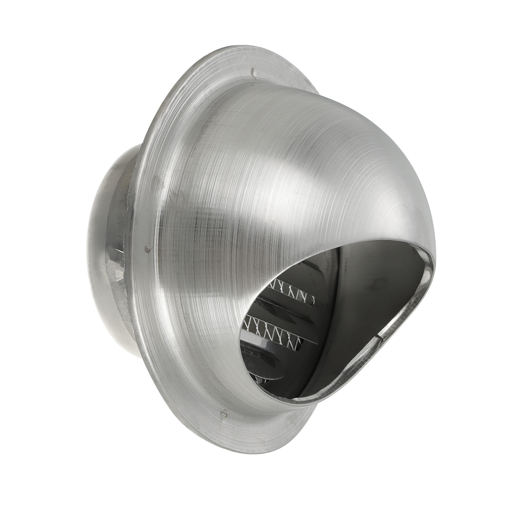 70/80/100/120/150Mm Roestvrijstalen Buitenmuur Ventilatieopeningen Waterdichte Dop Ducting Ventilatie Rooster Ontluchtingsafdekking