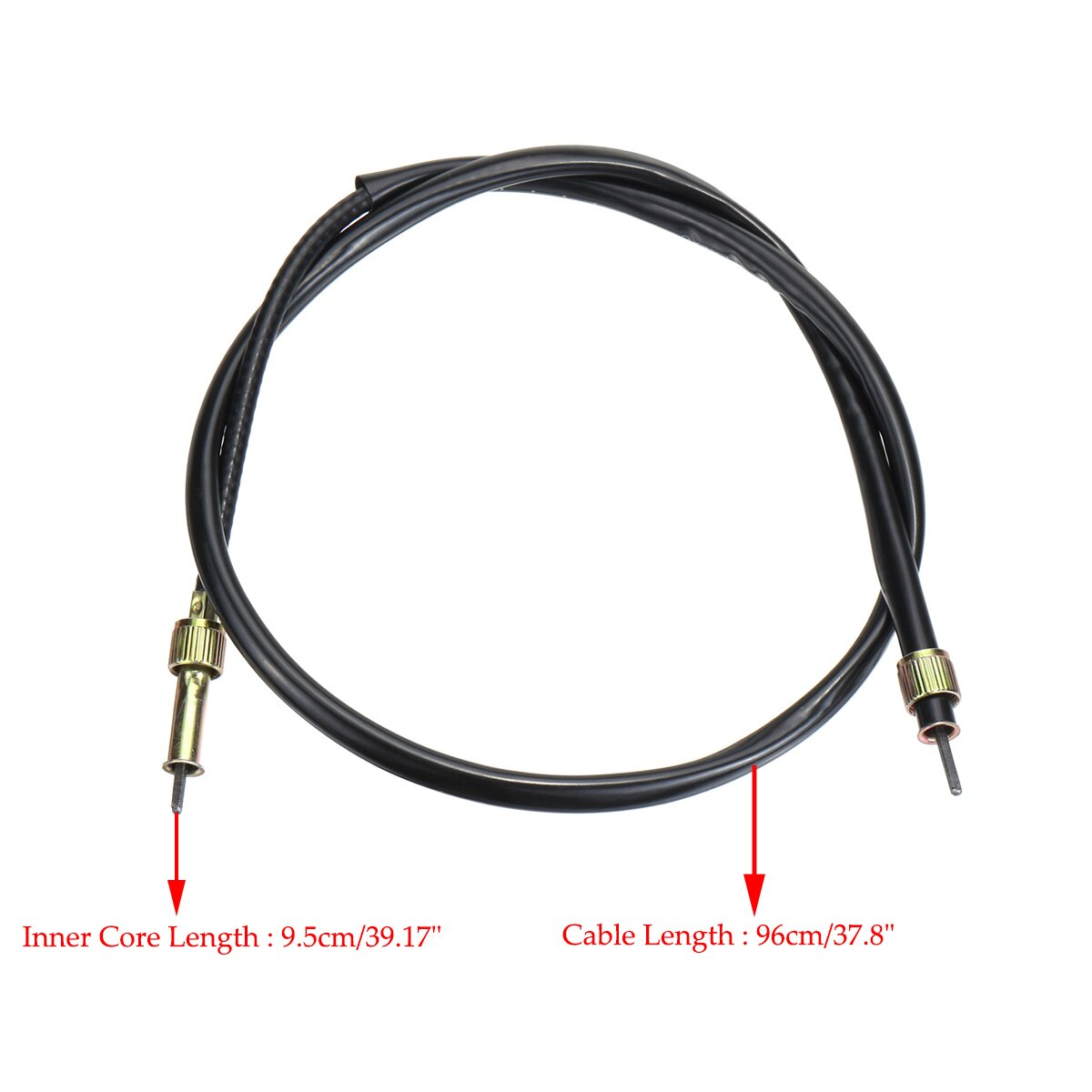 Cable de velocímetro para motocicleta Yamaha YBR 125 YBR125, 96cm, color negro