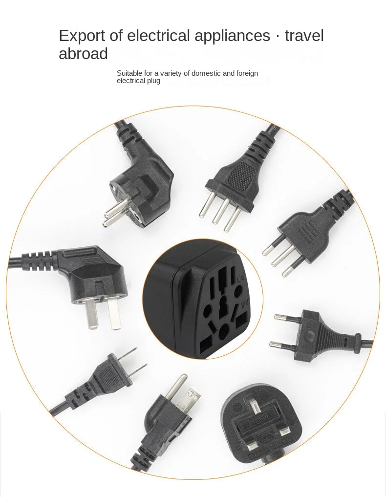 Universal Black Copper 10A 250V EURO UK AU USA EU to Swiss Switzerland Suisse 3 Pin AC Power Plug Converter Travel Adapter