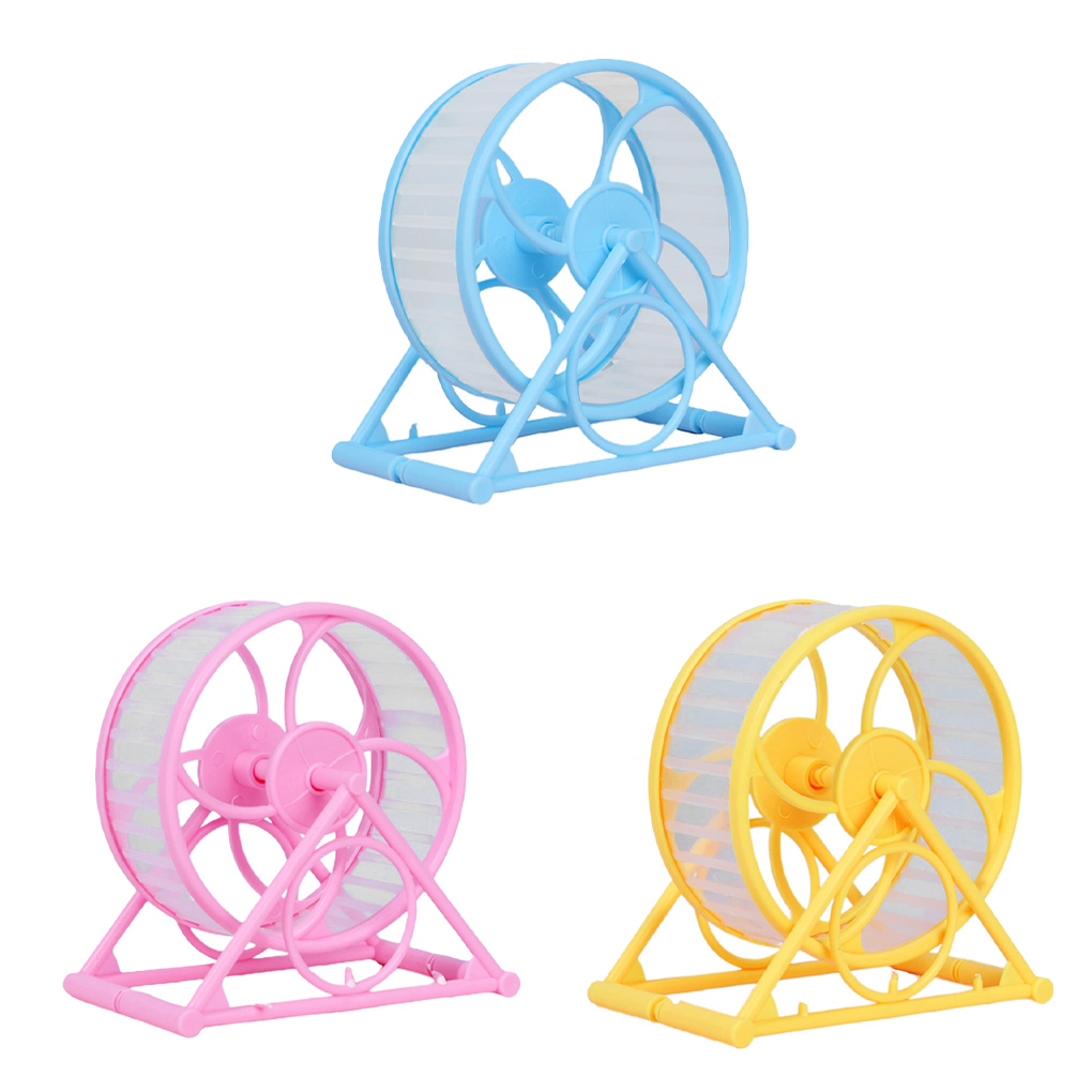Roue de Jogging pour Hamster, jouet de Sport épais avec support, petits animaux rotatifs, exercices en cage à la maison