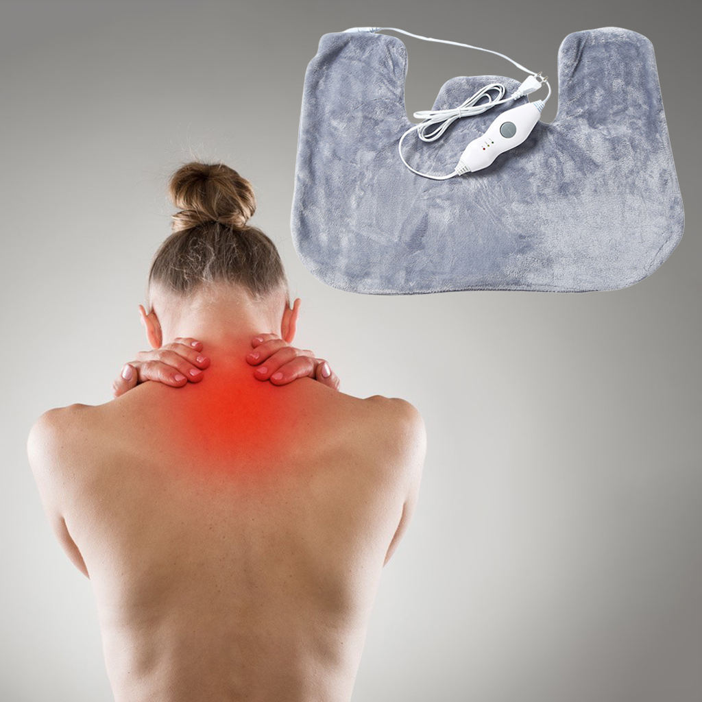 Elektrische Verwarming Pad Nek Schouder Verstelbare Thermostaat Elektrische Sjaal Voor Ouderen Kantoormedewerkers Truck Drivers Home Reizen Auto