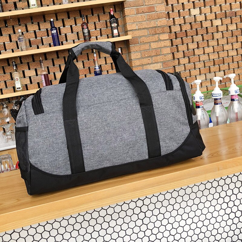 Bolsa de viagem dos homens quentes grande capacidade mulheres bagagem esporte duffle sacos masculino lona grande viagem dobrável bolsa ombro 632