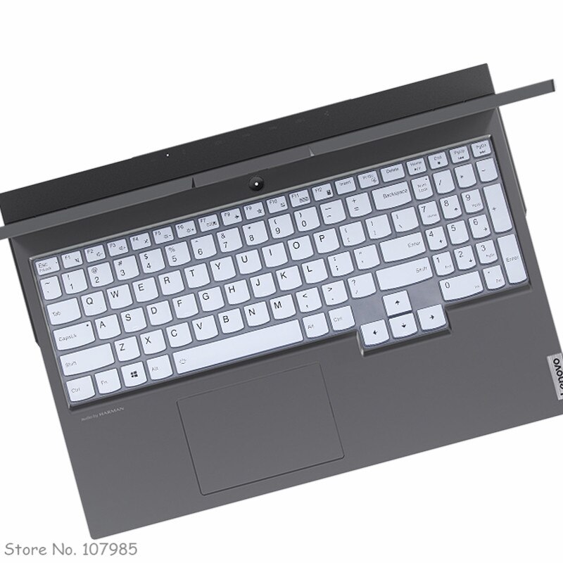 Housse de protection en Silicone pour clavier d&#39;ordinateur portable, 17.3 pouces, pour Lenovo Legion 5 17arh05h 17ach6h 17imh05 17 imh 17arh 17: White